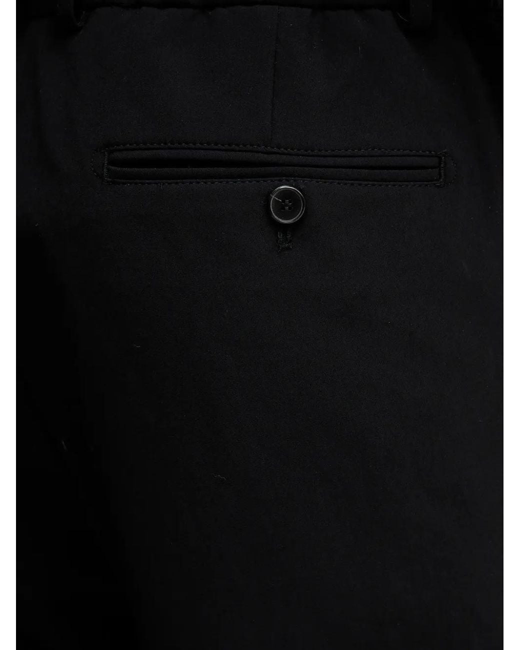 Karl Lagerfeld Black Drawstring Trousers for men