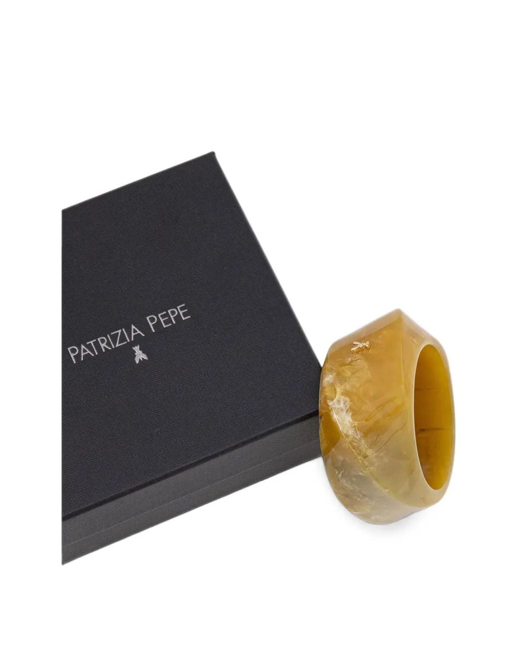 Patrizia Pepe Metallic Resin Bangle Bracelet