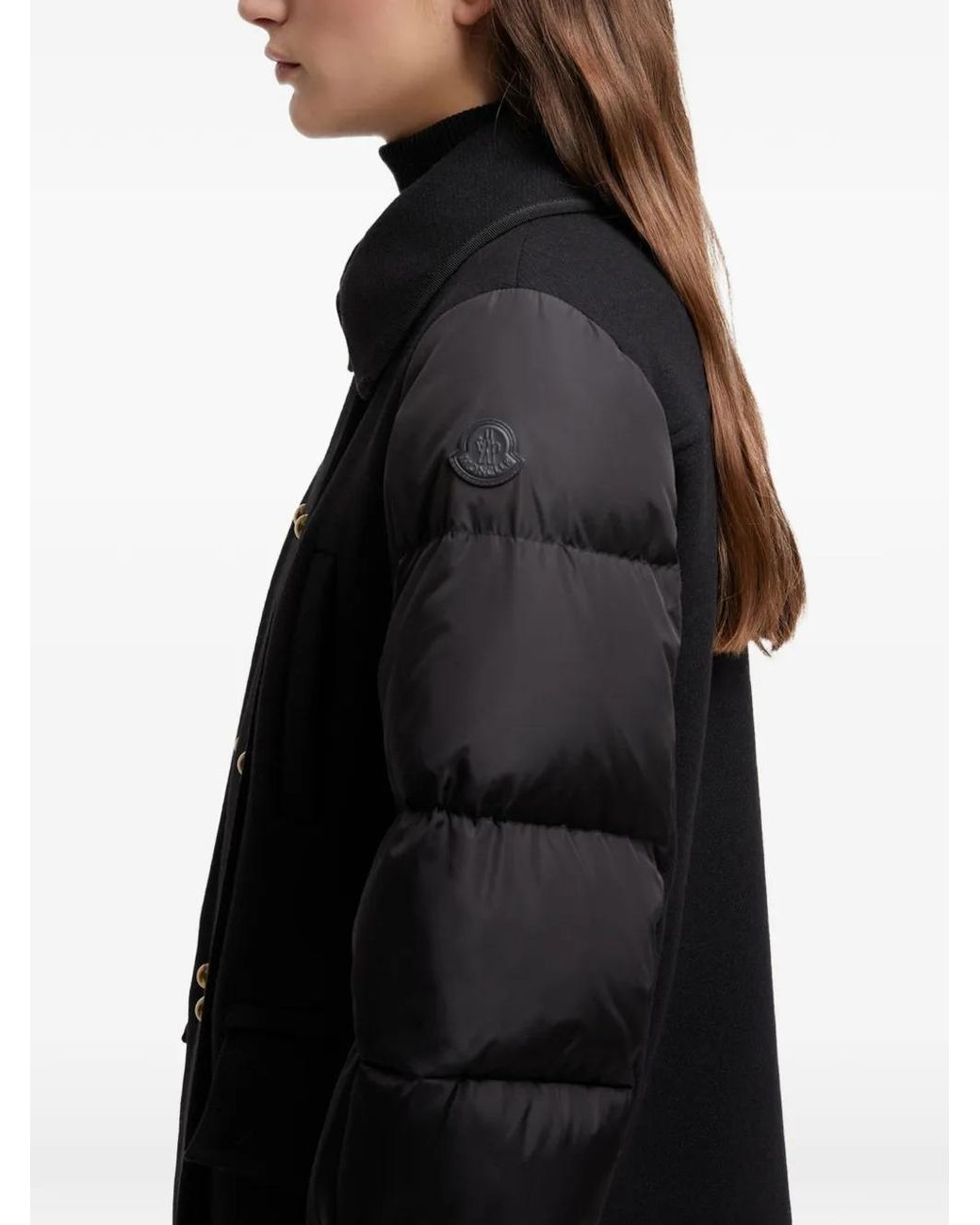 Moncler Black Chaillo Daunenmantel