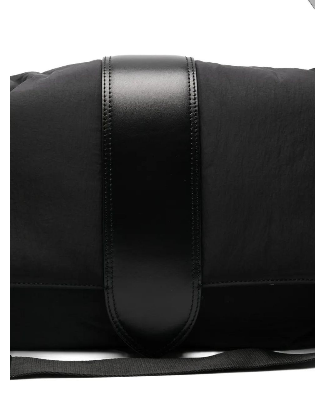 Jacquemus Black Leather-Trimmed Tote Bag for men