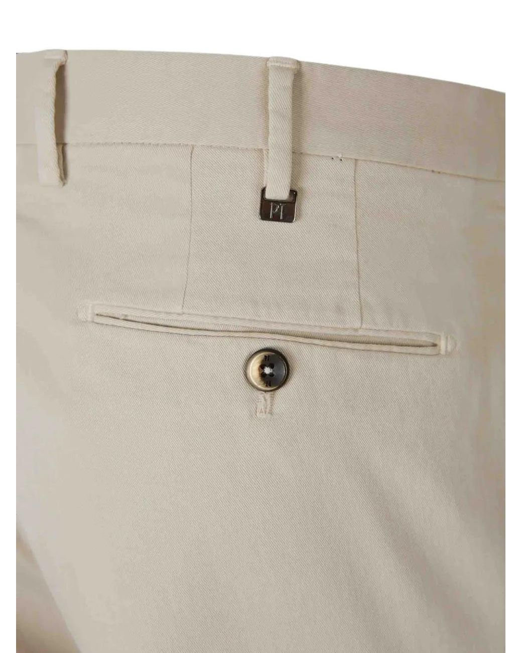 PT Torino Natural Straight-Leg Trousers for men