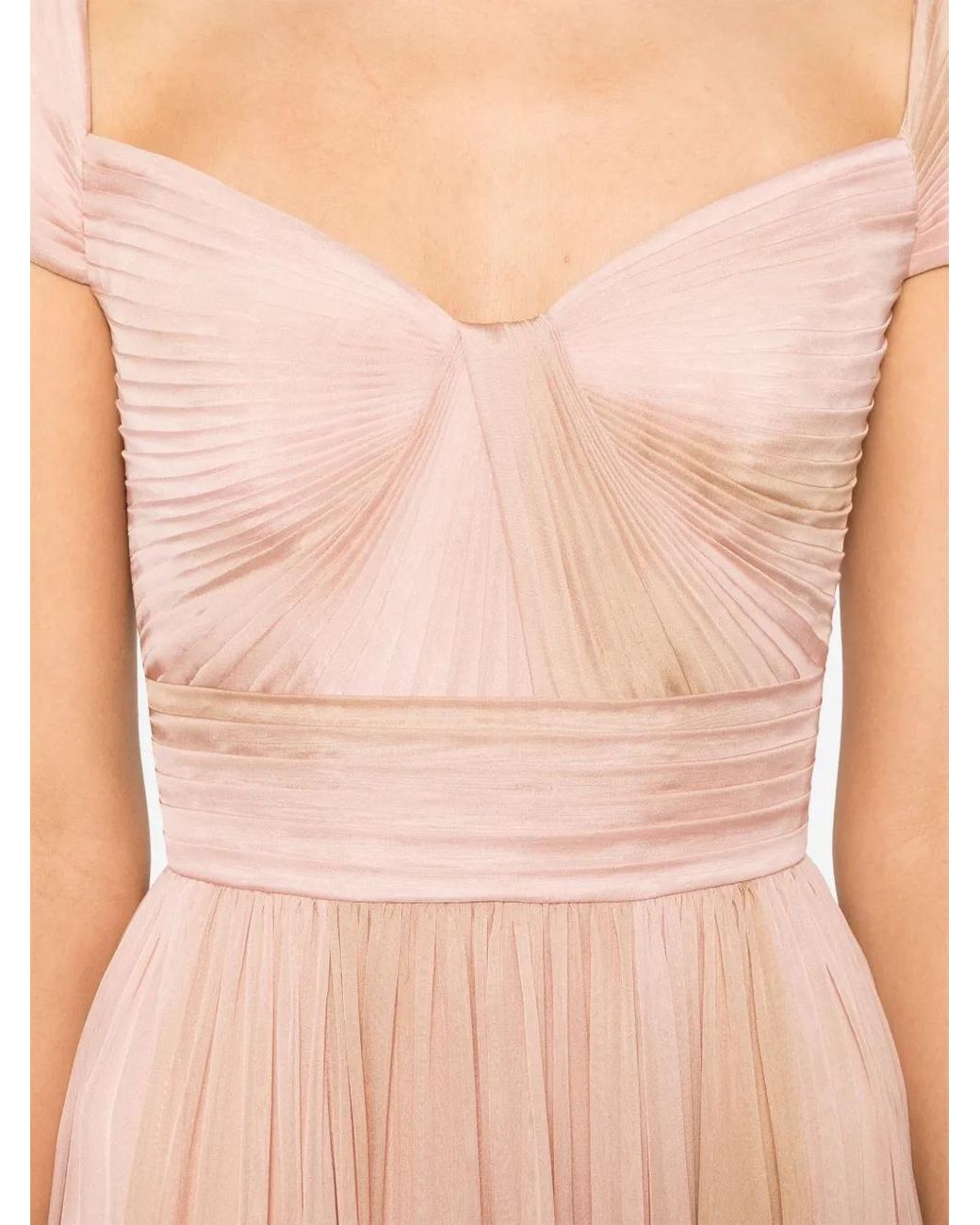 Elie Saab Pink Pleated Gown