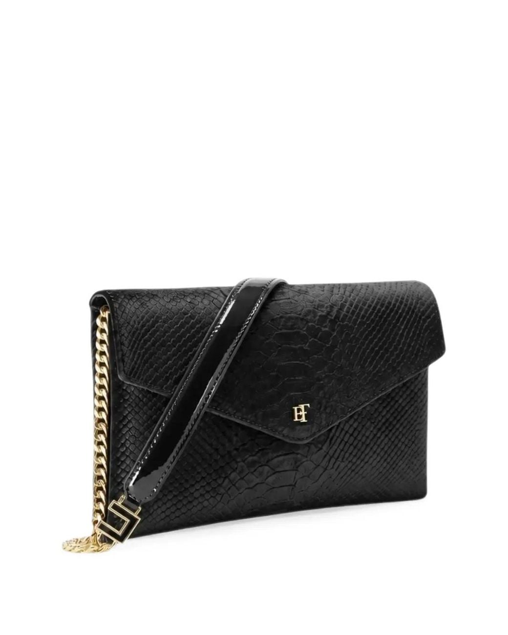 Elisabetta Franchi Black Borsa A Tracolla