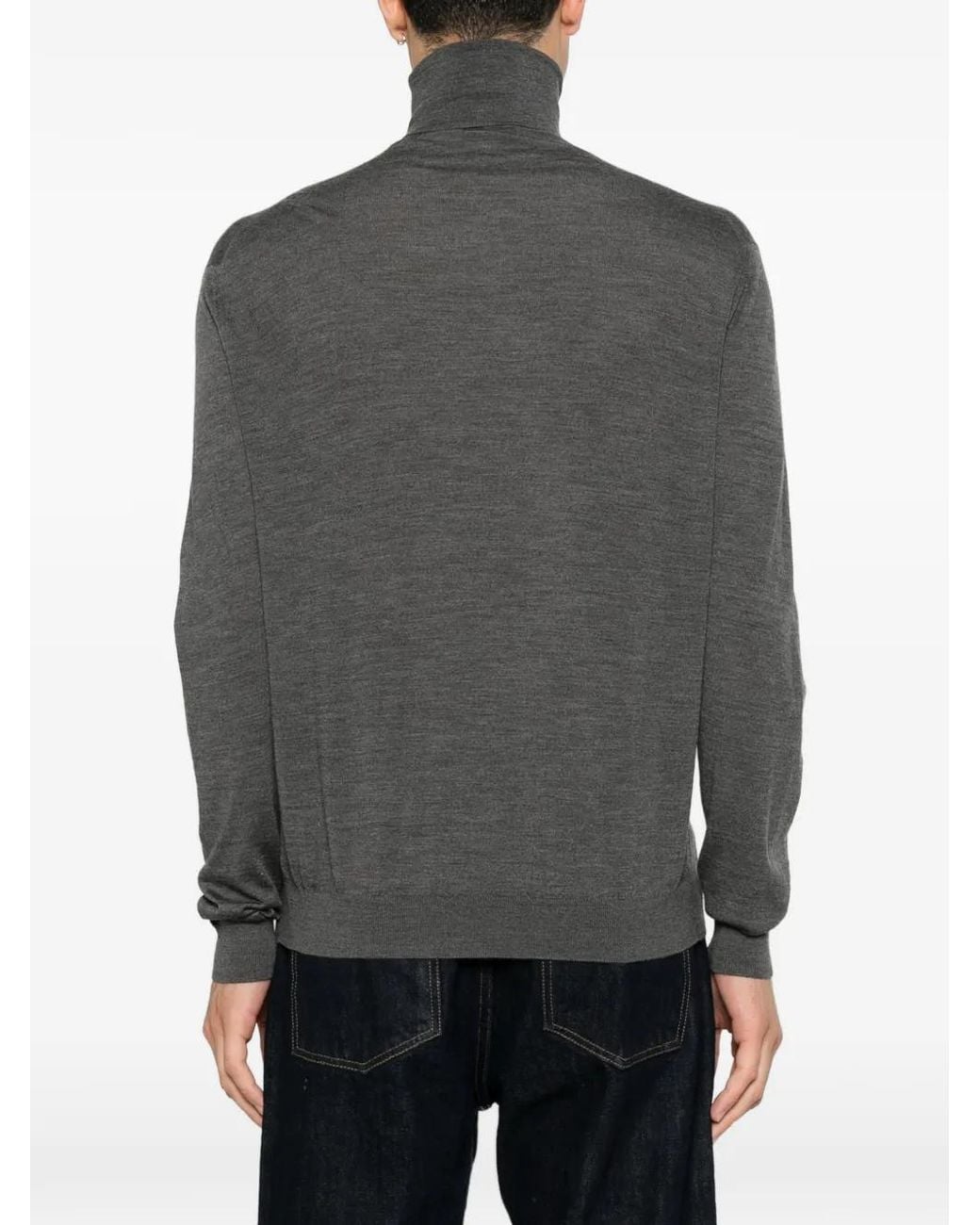 Pull À Col Roulé Malo pour homme en coloris Gray