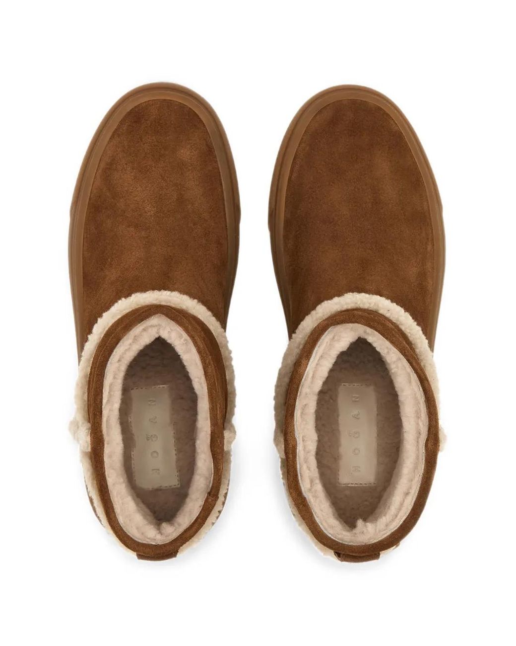 Hogan Brown Crosswind Sneakers