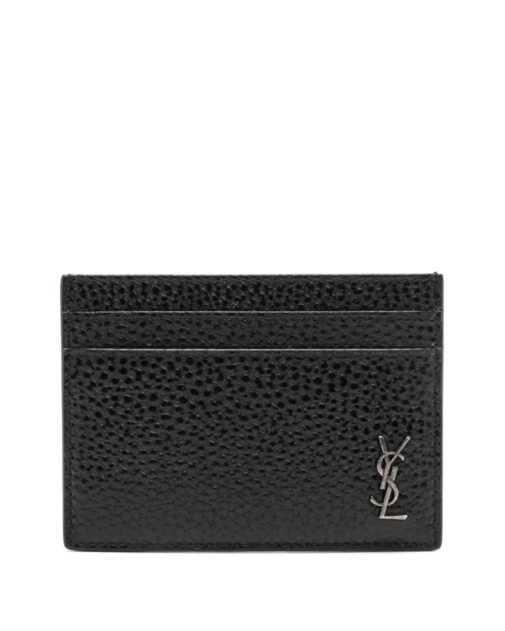 Saint Laurent Black "Tiny Cassandre" Cardholder for men