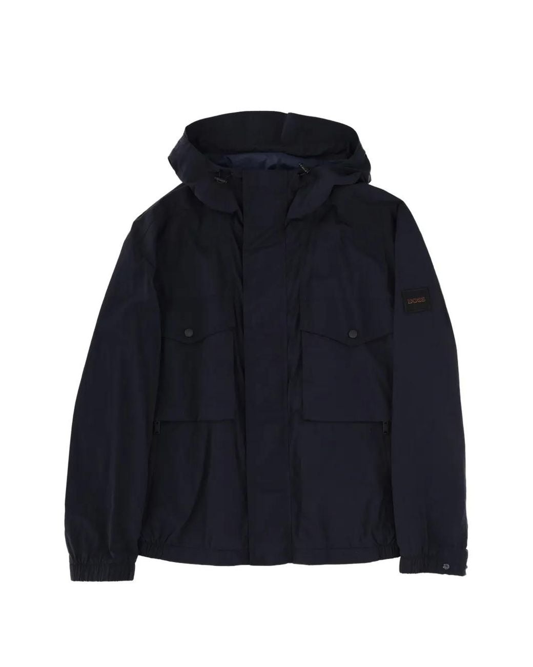 Chaqueta Con Capucha Boss de hombre de color Blue