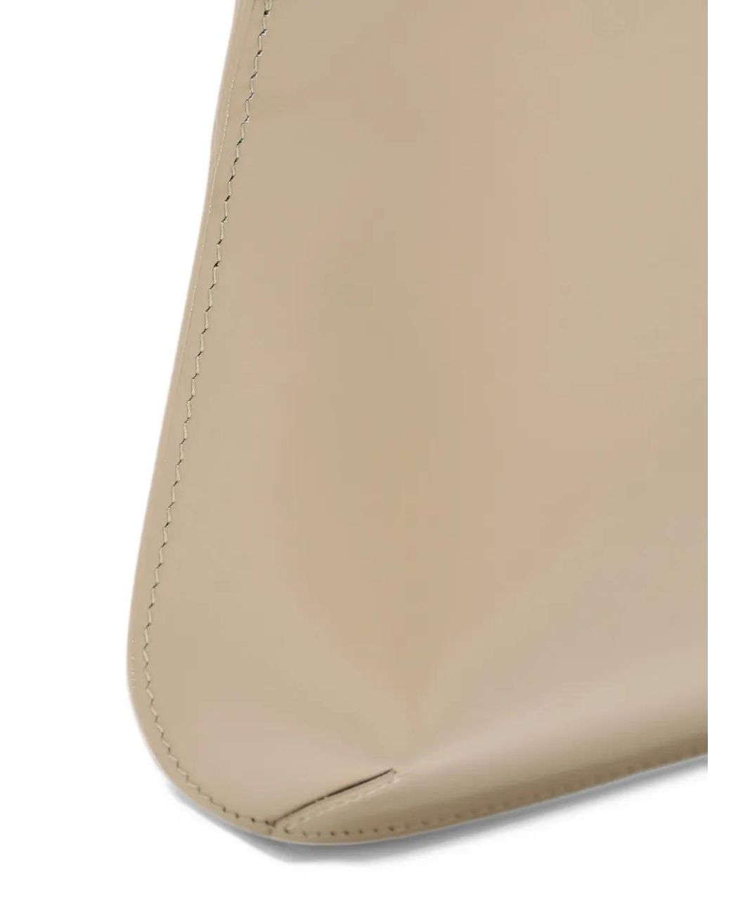 Faune Natural Bra Slim-Strap Leather Shoulder Bag