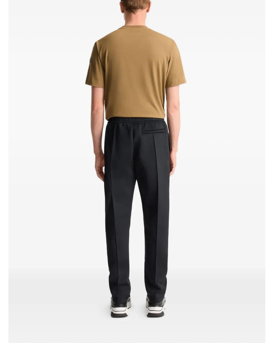 Fusalp Black Neromir Elasticated-Waist Straight-Leg Trousers for men