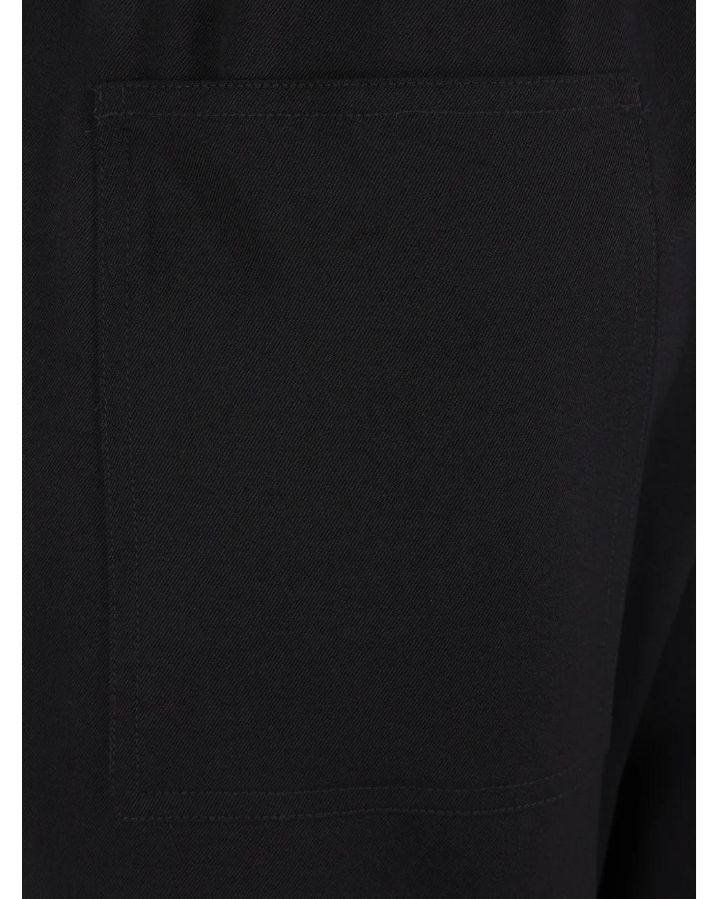 Ter Et Bantine Black Wide-Leg Drawstring Trousers