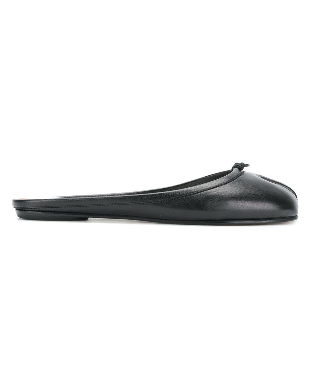 Maison Margiela Tabi Ballerina Mules in Black | Lyst