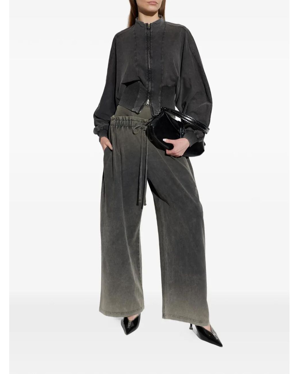 KNWLS Black Zip Ribbed Jacket