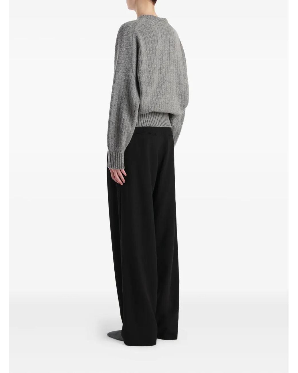 Khaite Gray Lennox Sweater