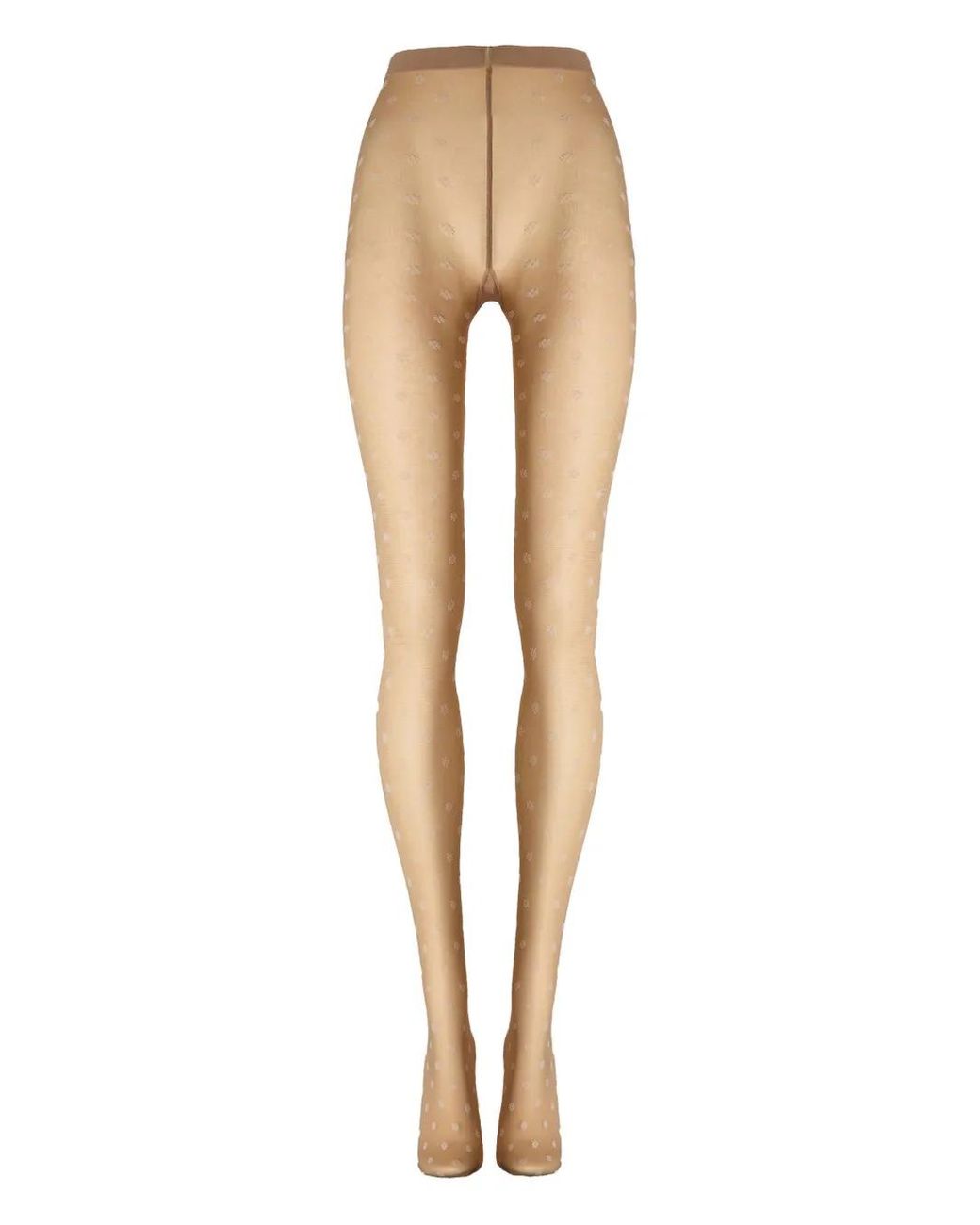 Wolford Natural Daisy Floral Tights