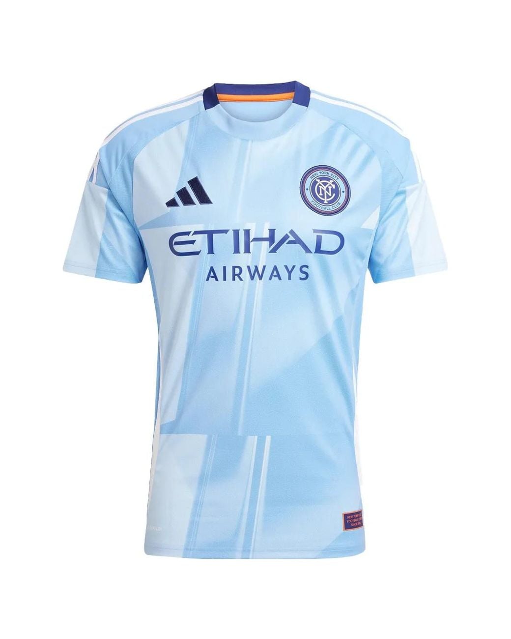Adidas Blue New York City Fc T-Shirt for men