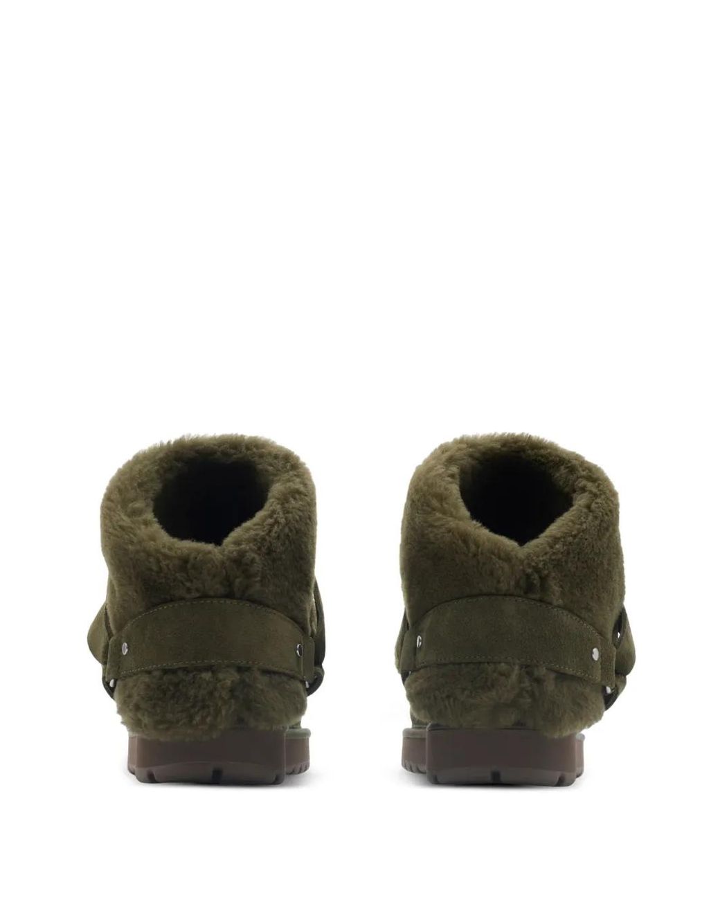Burberry Green Chubby Boots