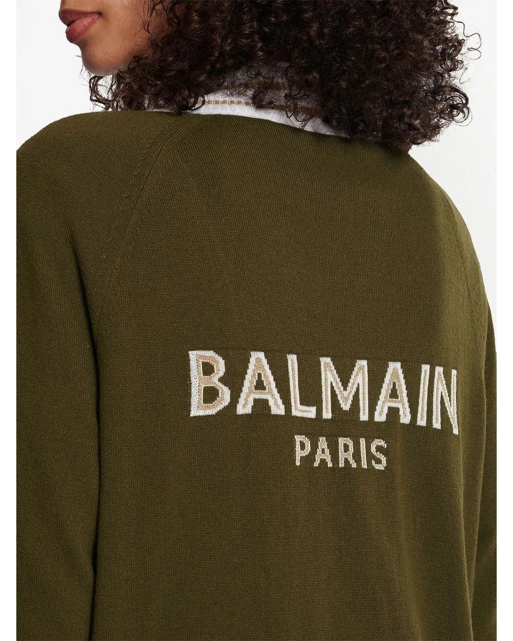 Cardigans Balmain de color Green