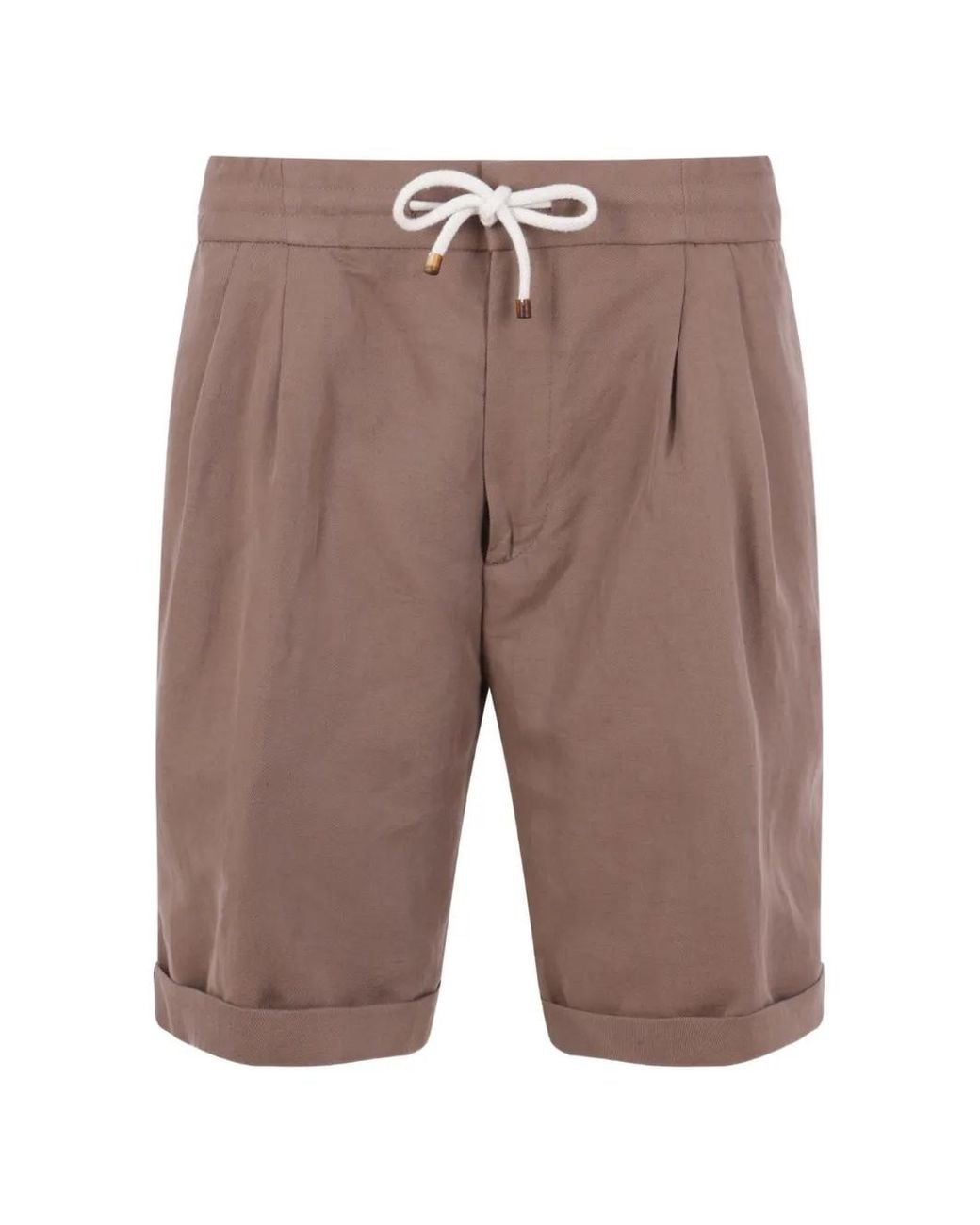 Brunello Cucinelli Gray Short À Lien De Resserrage for men