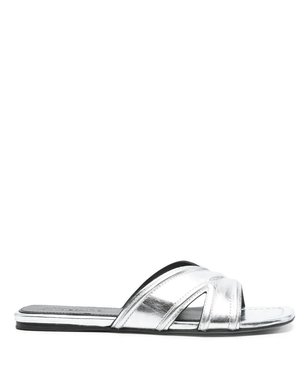 Zadig & Voltaire White Azora Mules