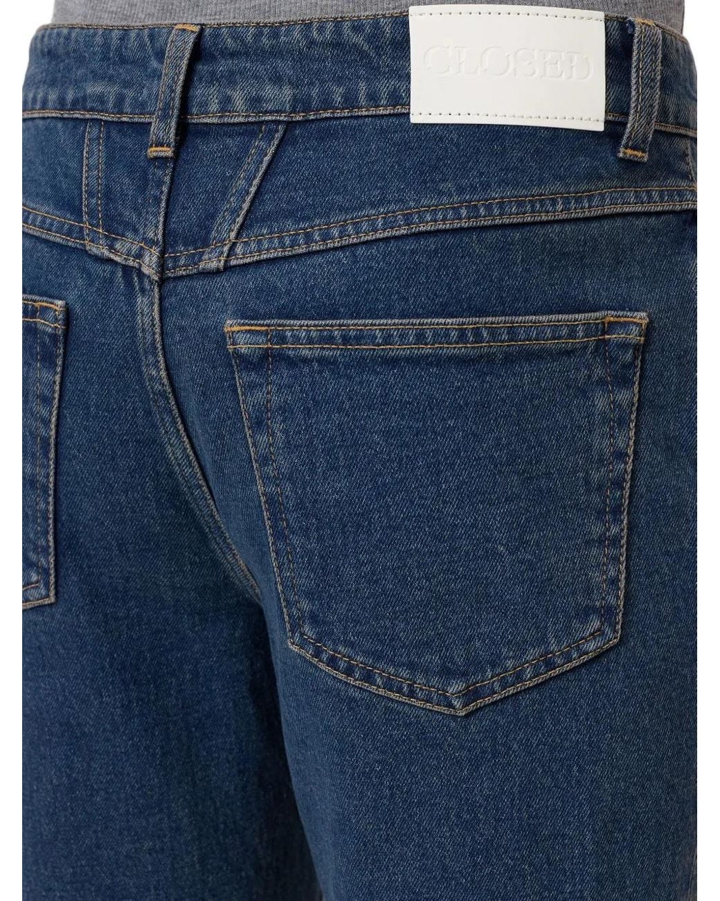 Closed Blue Logo-Patch Jeans