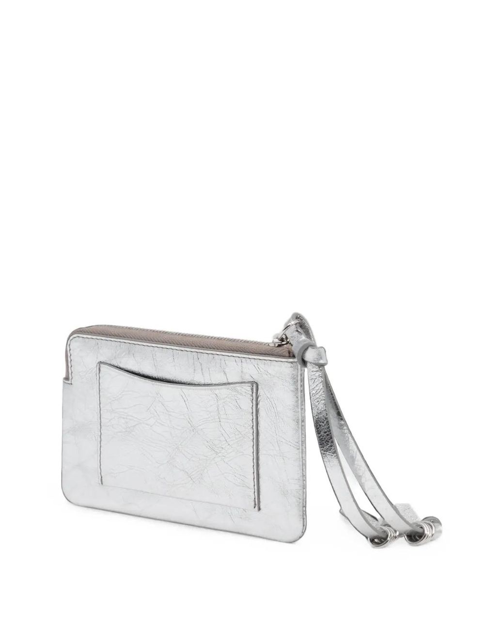 Bimba Y Lola Gray Small Leather Wallet