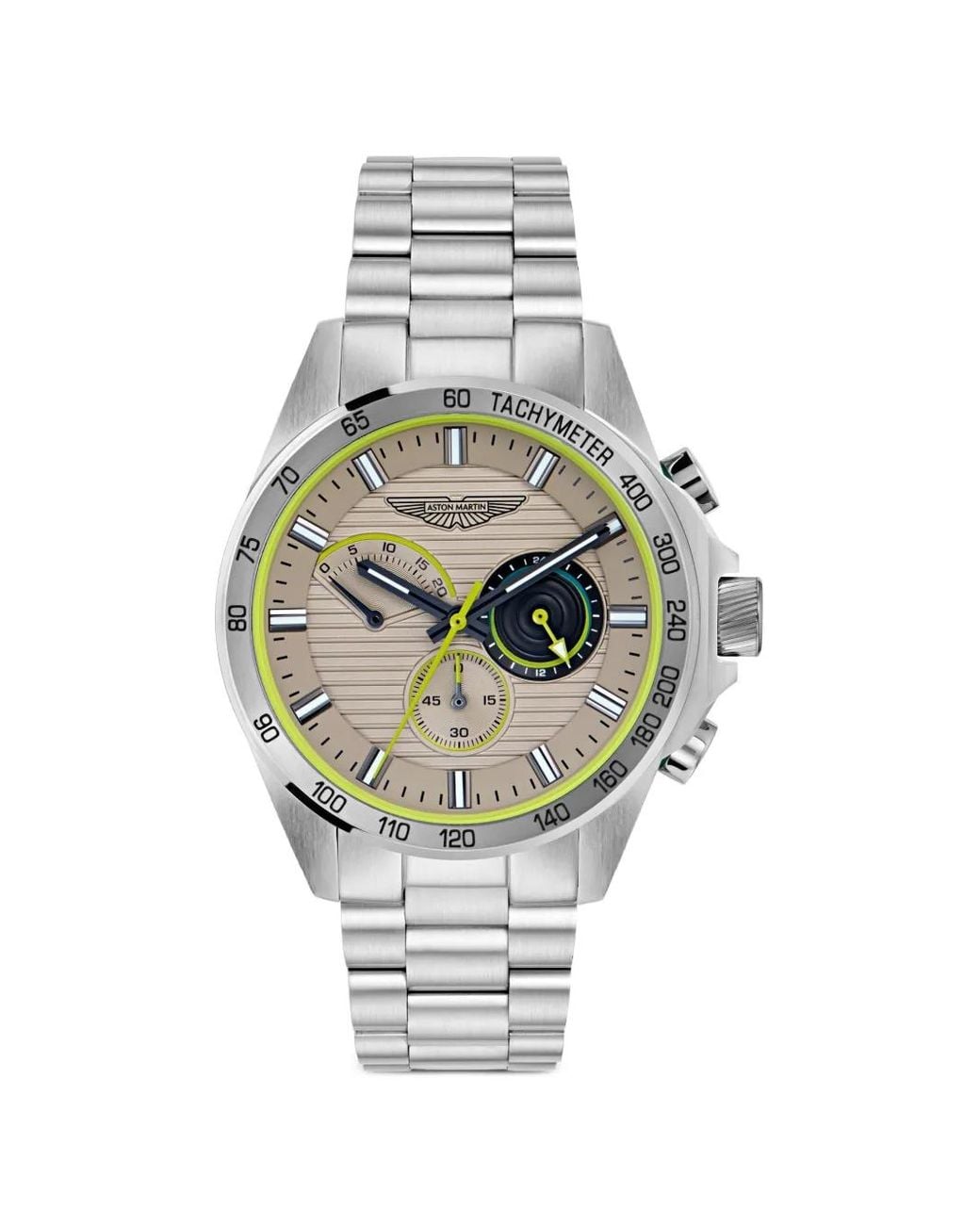 Aston Martin Gray Tachymeter Scale 44Mm Watch for men