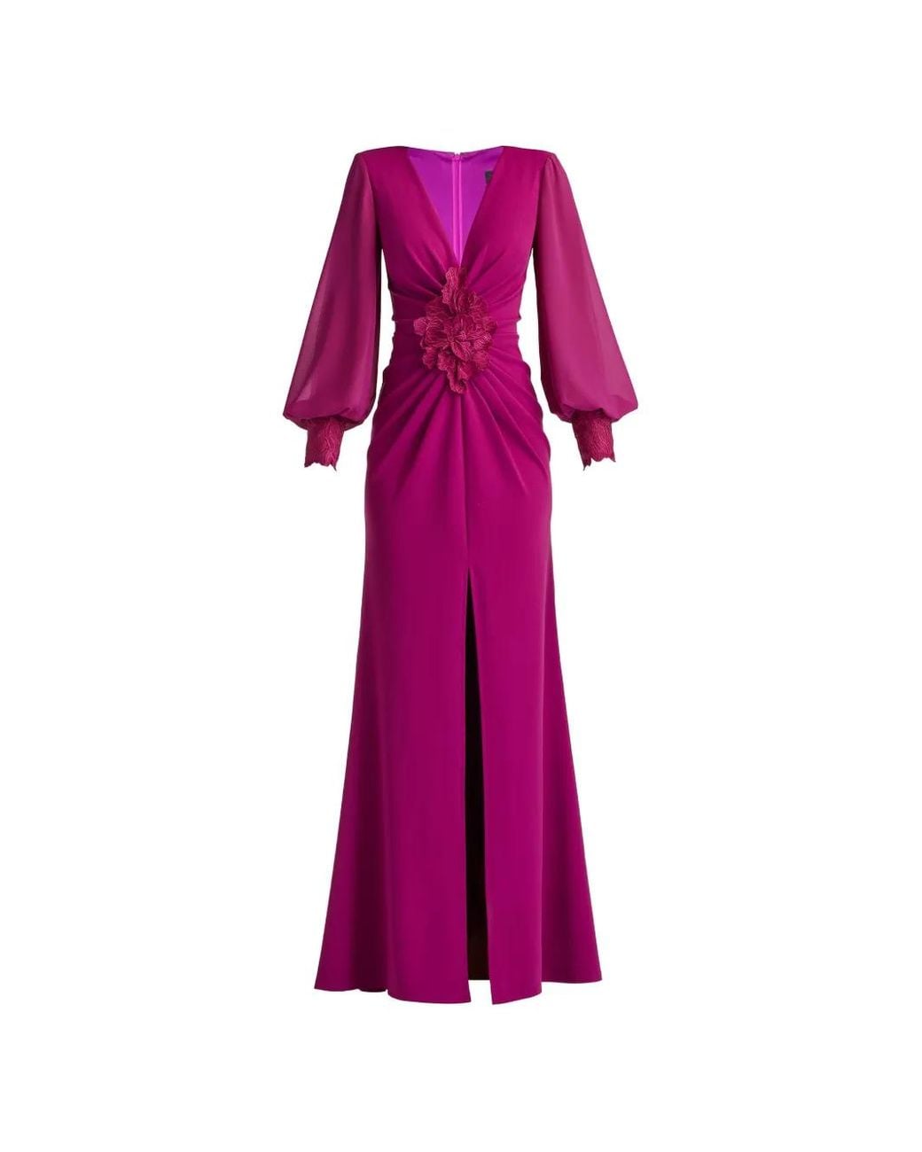 open lace back dress Tadashi Shoji main image 1