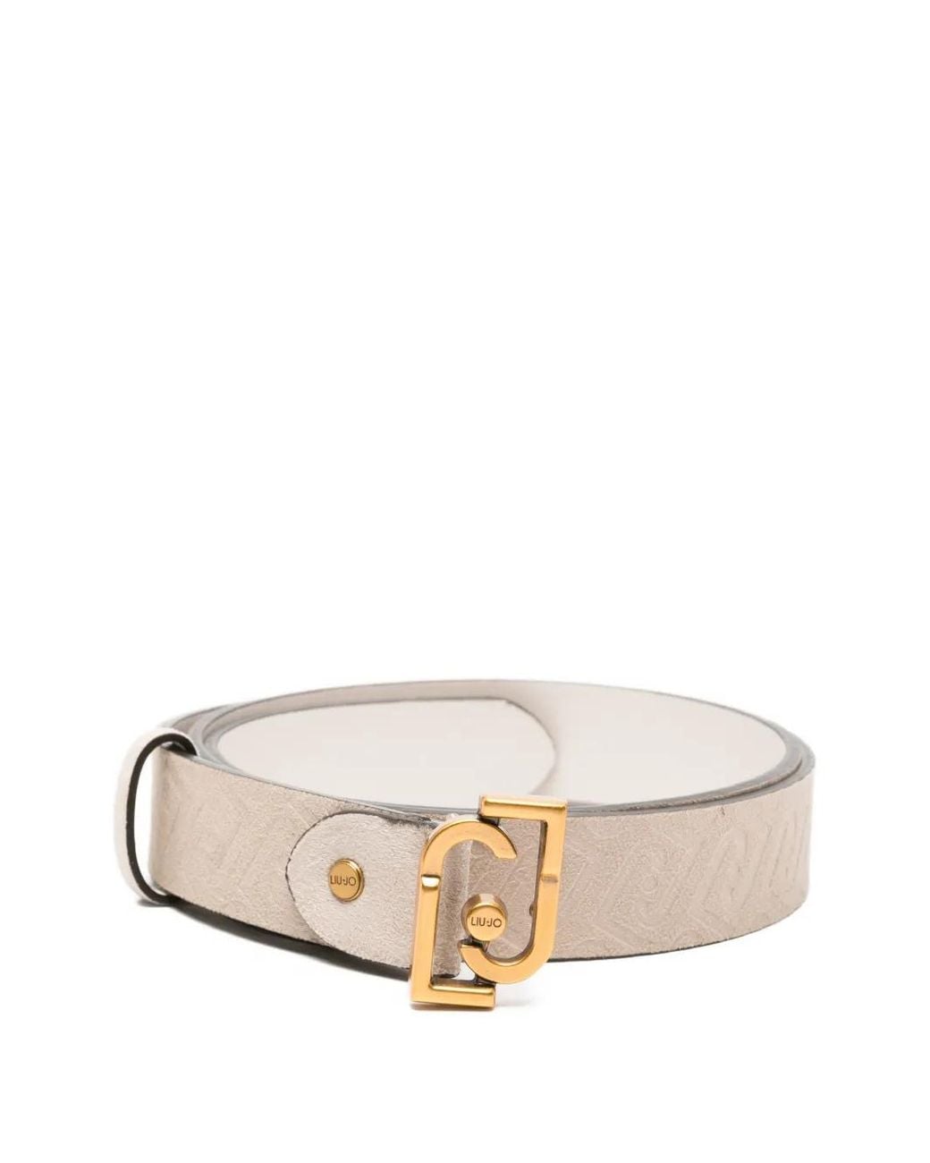 Ceinture À Logo Liu Jo en coloris Natural