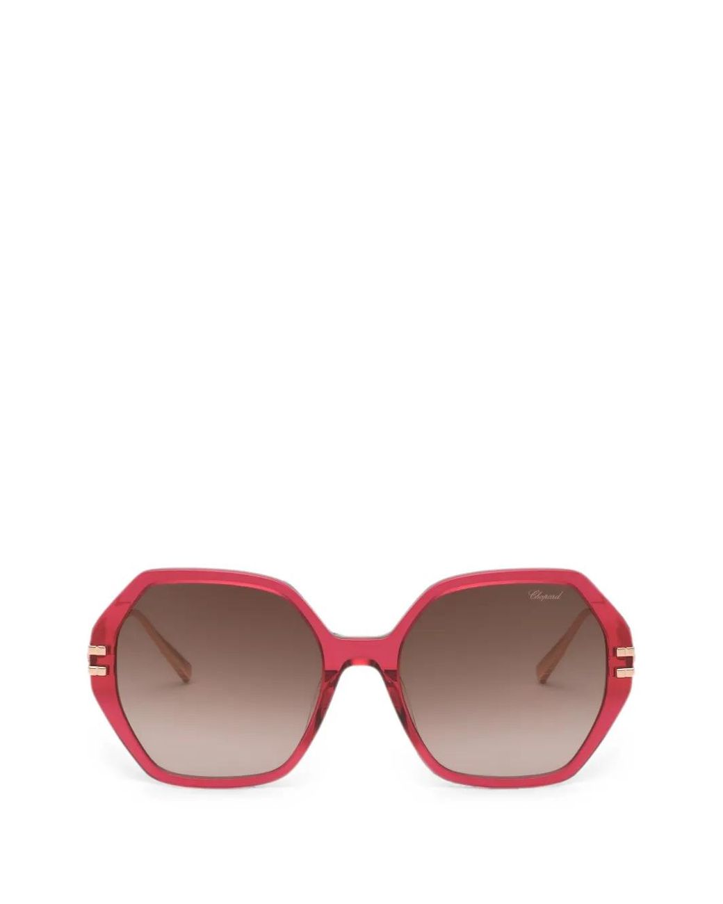 Occhiali Da Sole Geometrici di Chopard in Pink
