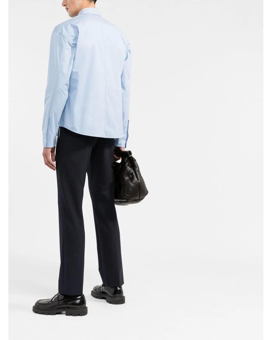 Valentino Garavani Blue Logo Shirt for men
