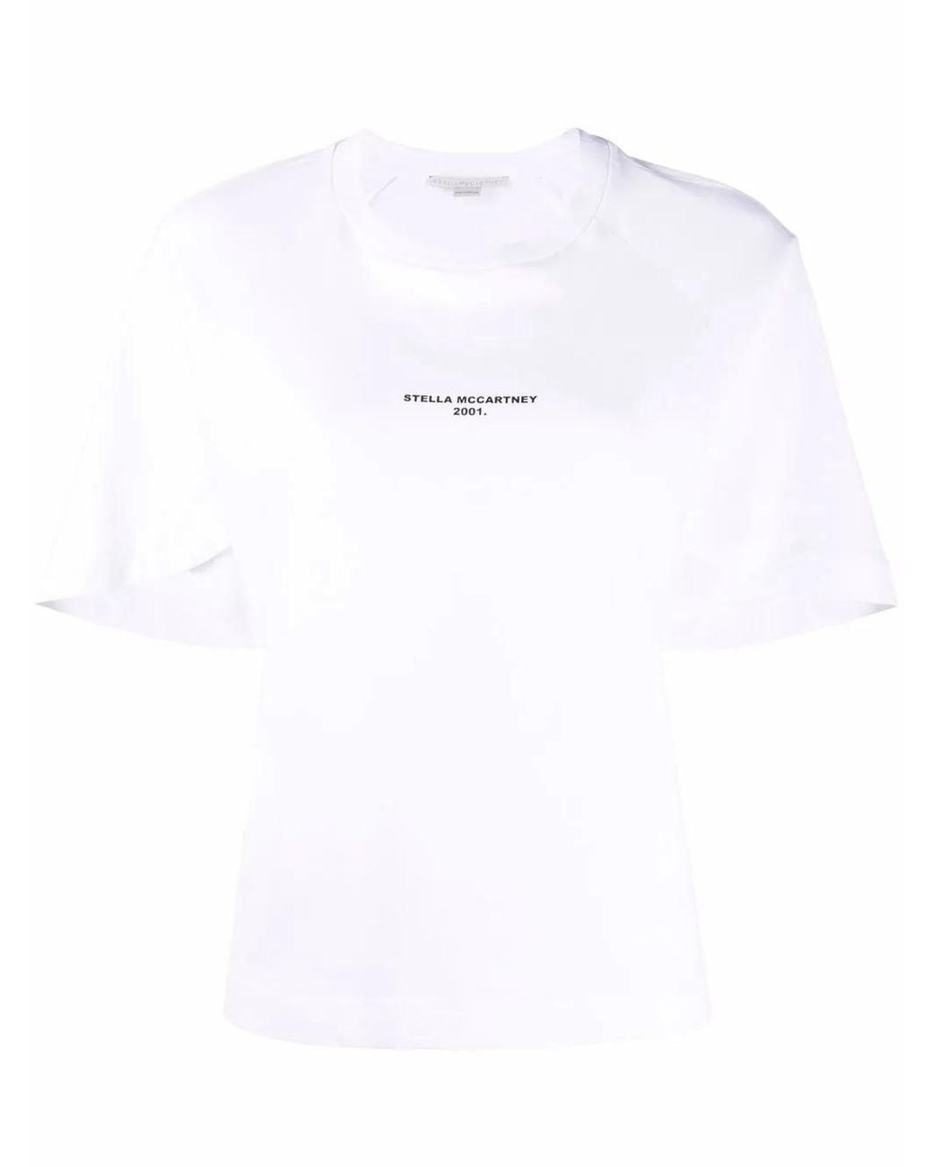 Stella McCartney White 2001 Logo-Print T-Shirt