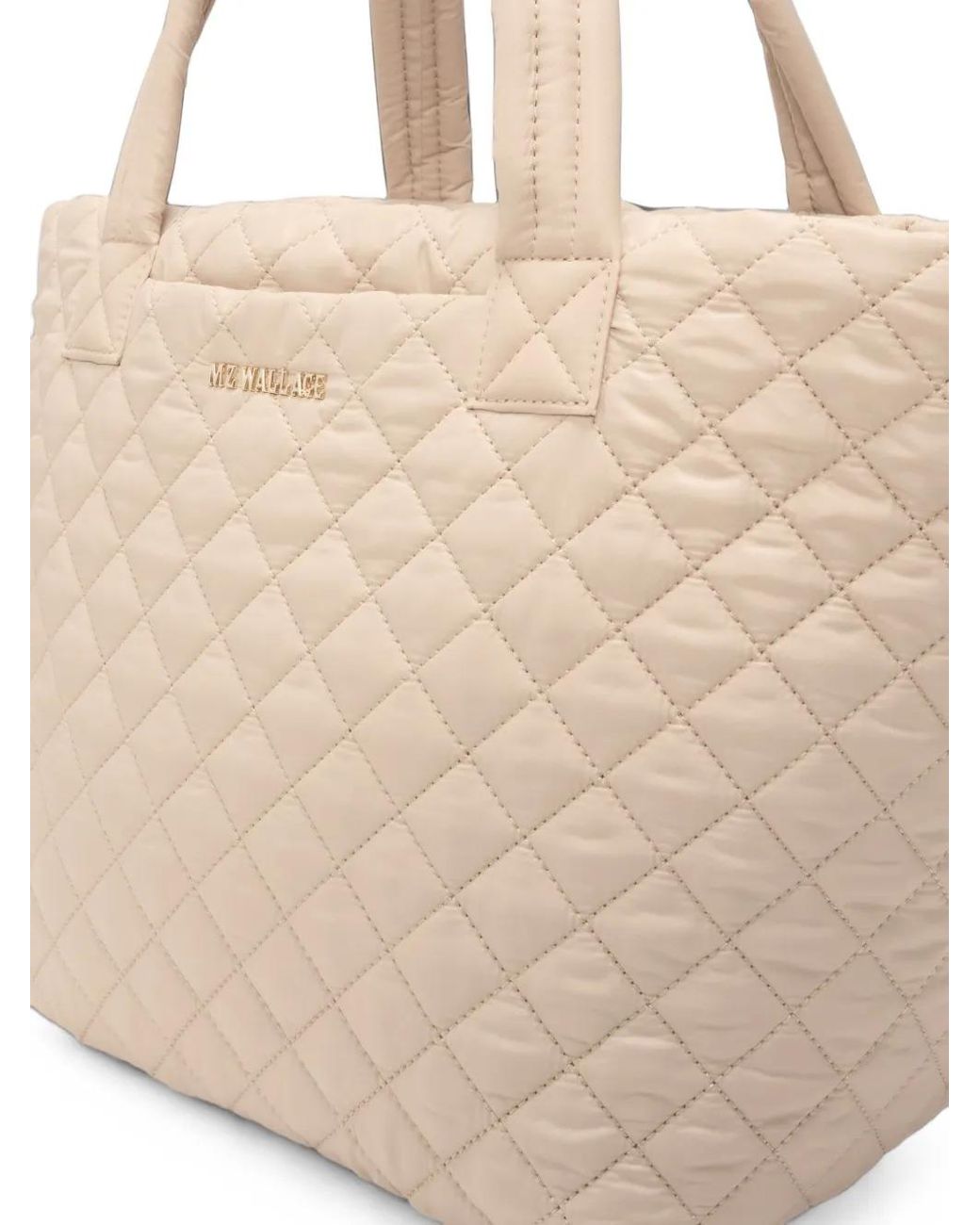 MZ Wallace Natural Small Metro Tote Deluxe Tote Bag