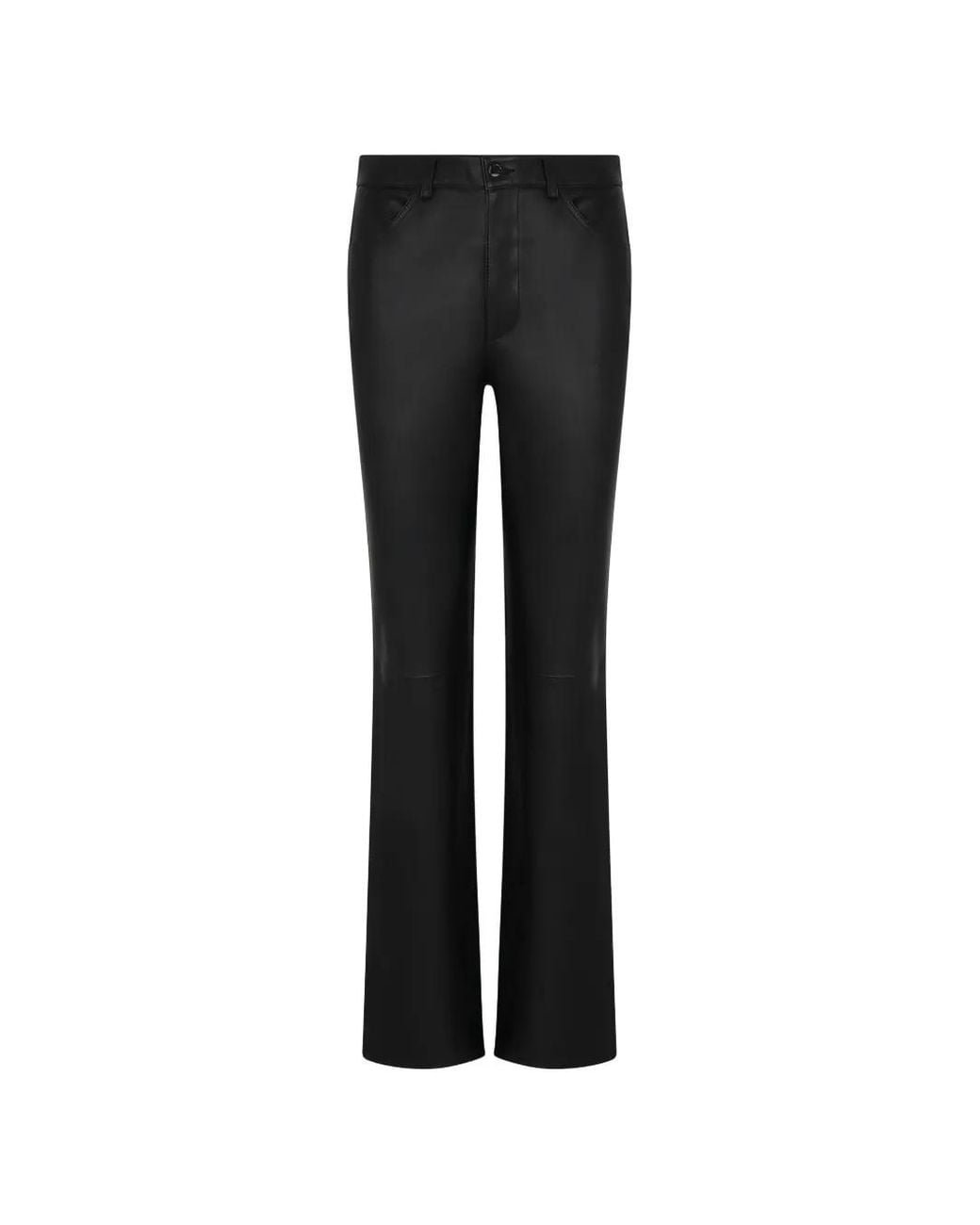 SPRWMN Black Button-Fastening Trousers