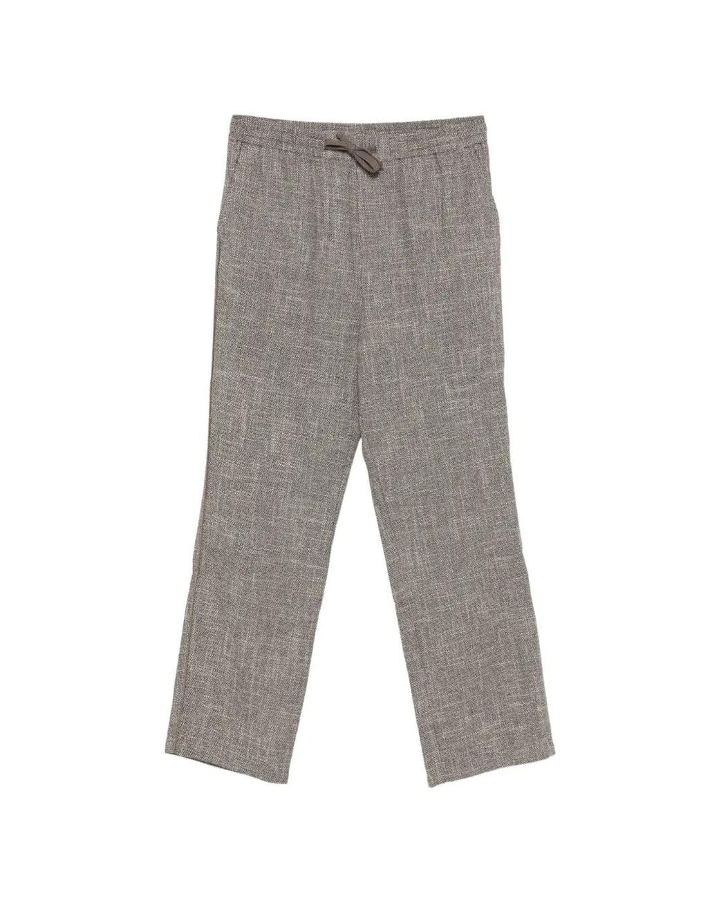 CHE Gray Redford Drawstring Trousers for men