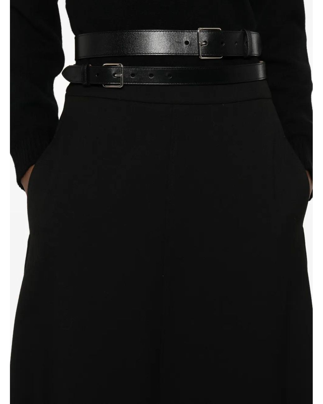 Marc O' Polo Black Side-Pocket Skirt