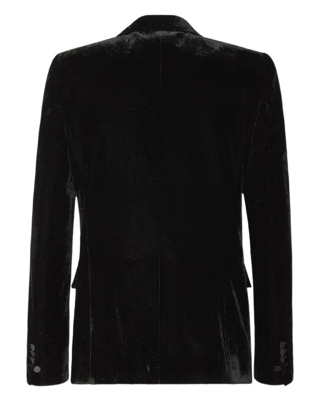 DSquared² Black '70S Velvet Blazer for men