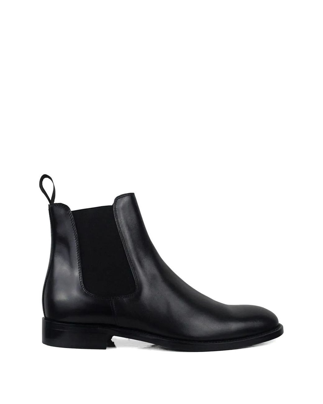 Alberto Fasciani Black Leather Chelsea Boots for men