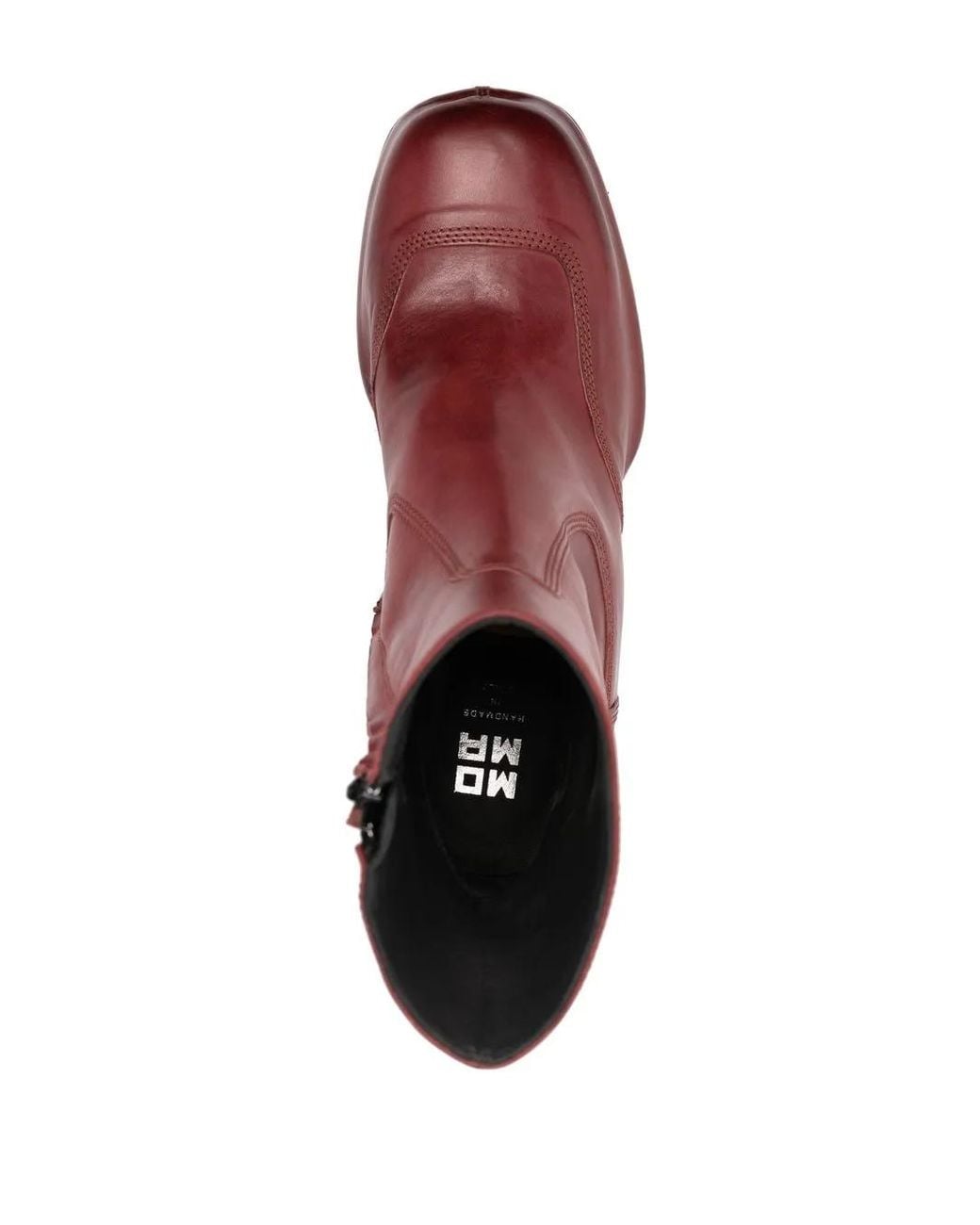Moma Red 90Mm Leather Boots
