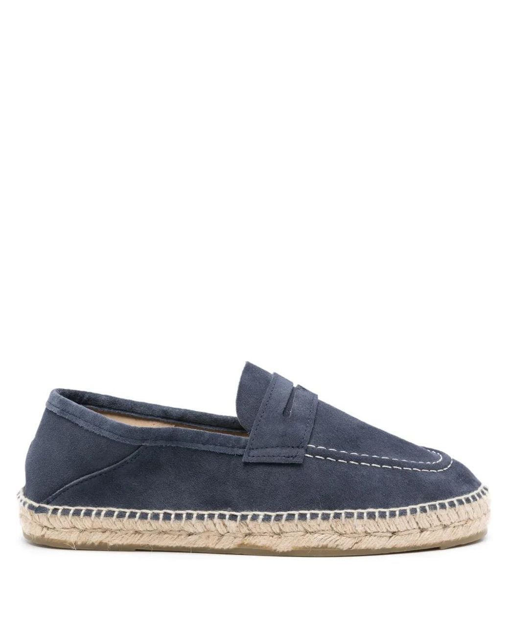 Manebí Blue Hamptons Suede Espadrilles for men