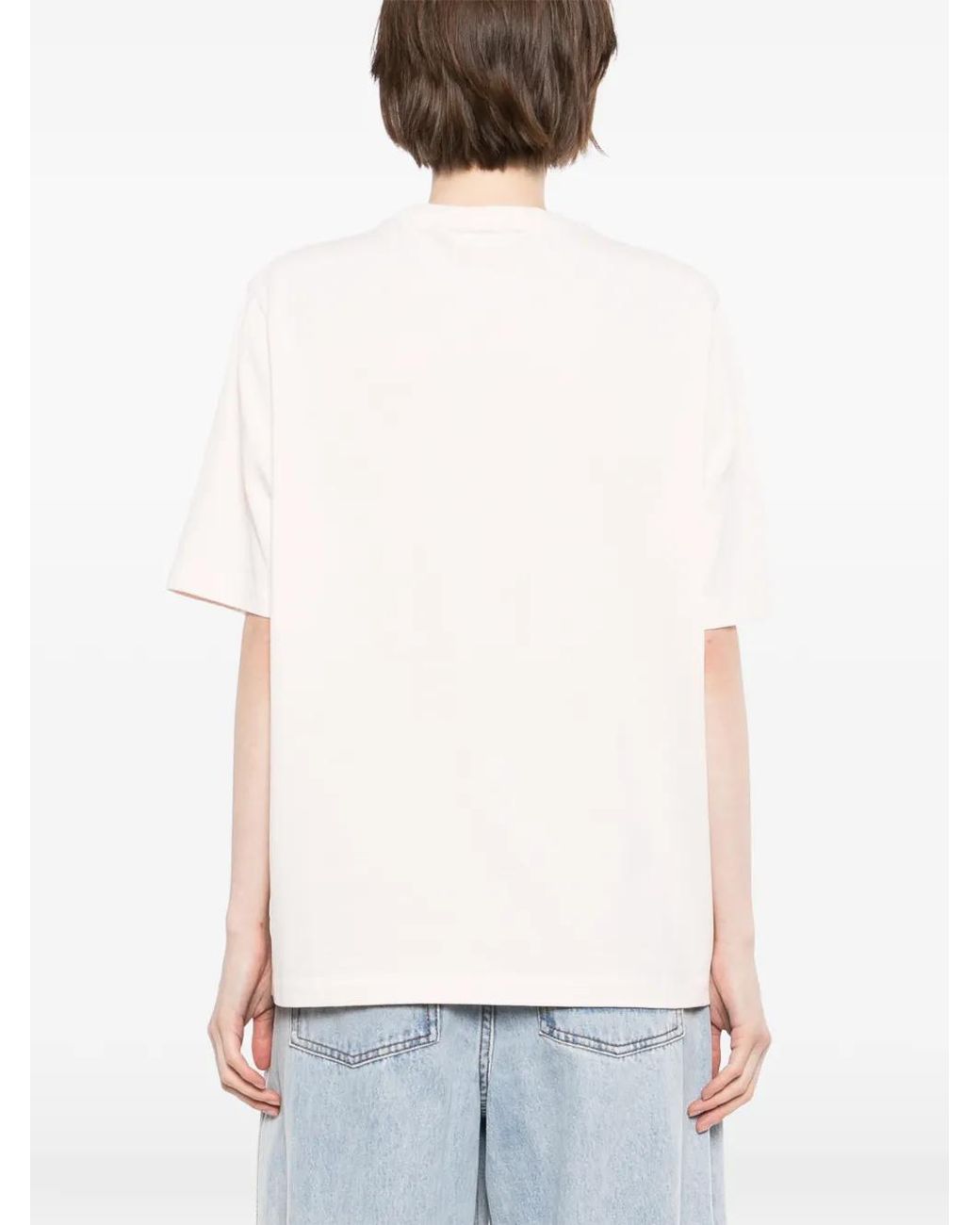 Maison Kitsuné Pink Baby Fox Patch T-Shirt
