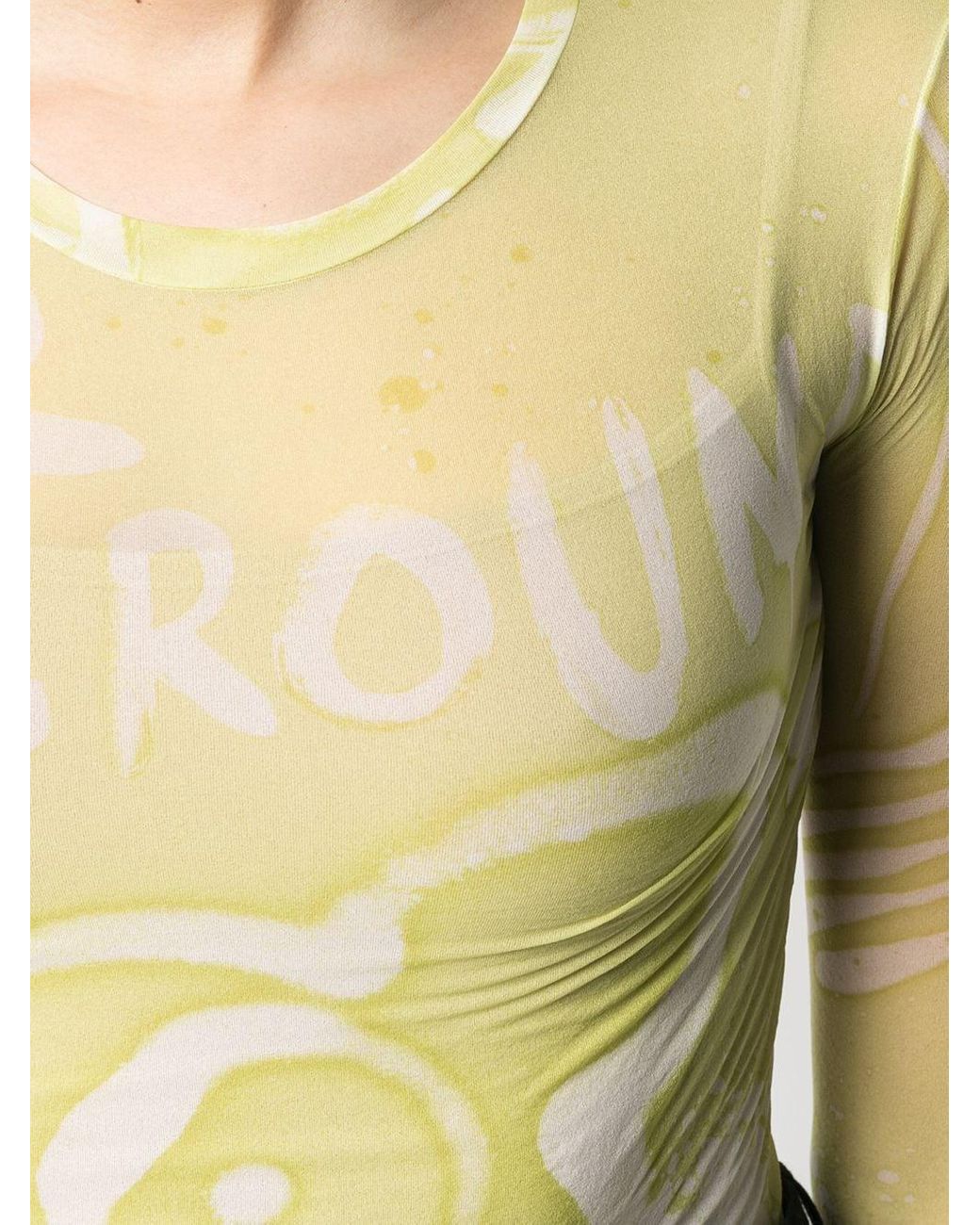 Acne Studios Underground Bear Sheer Top 