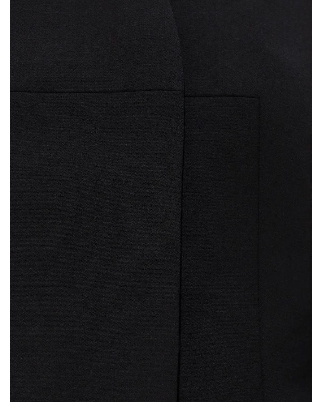 Entire studios Black Button-Fastening Double-Breasted Coat