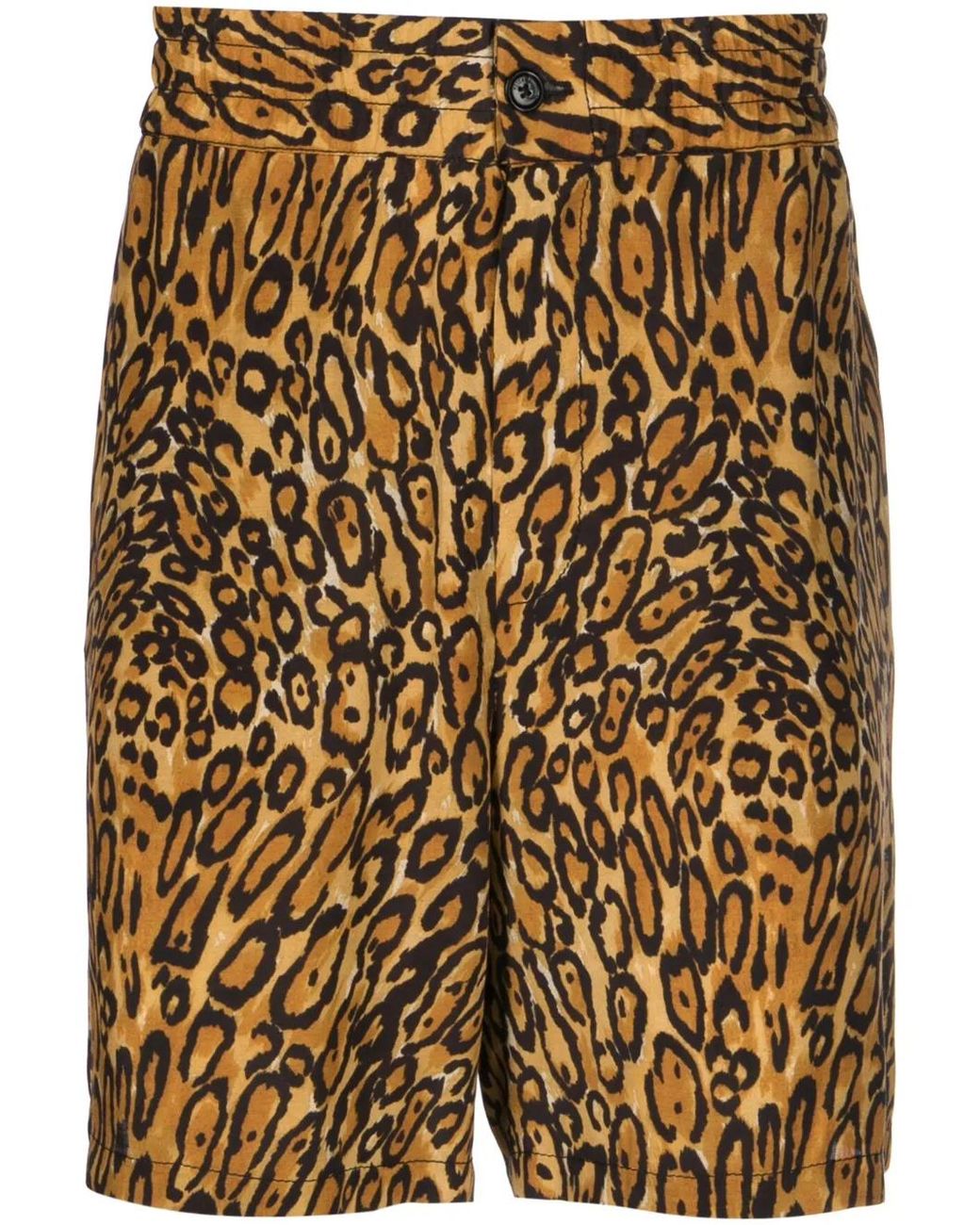 Moschino Natural Animal-Print Shorts for men