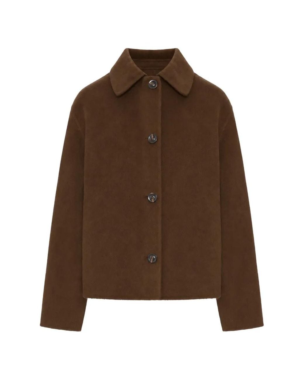 Soeur Brown Gyoda Button-Up Jacket