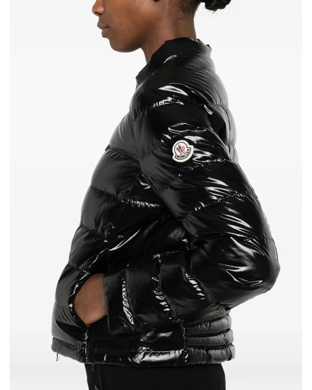 Moncler Black Papillon Padded Jacket