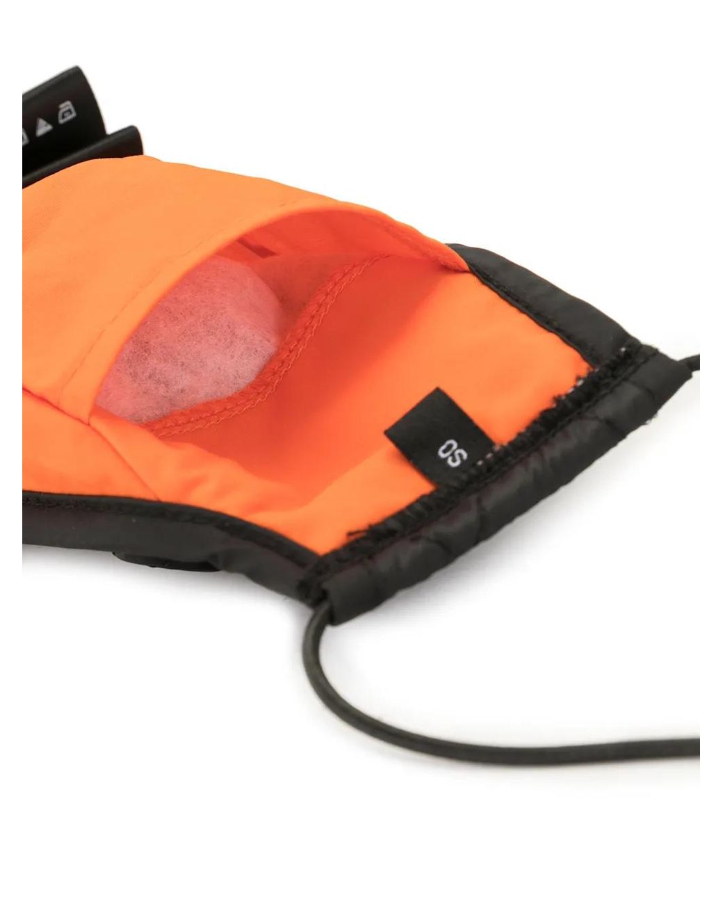 Mostly Heard Rarely Seen Black Quilted Face Mask for men