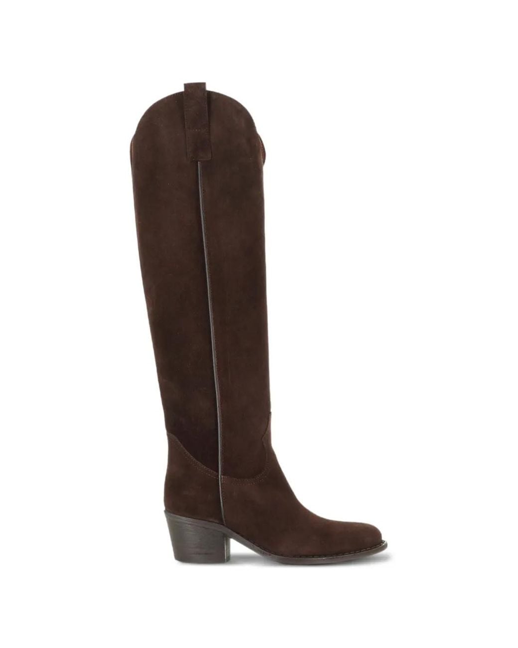 SALLE DE MODE Brown Suede Boots