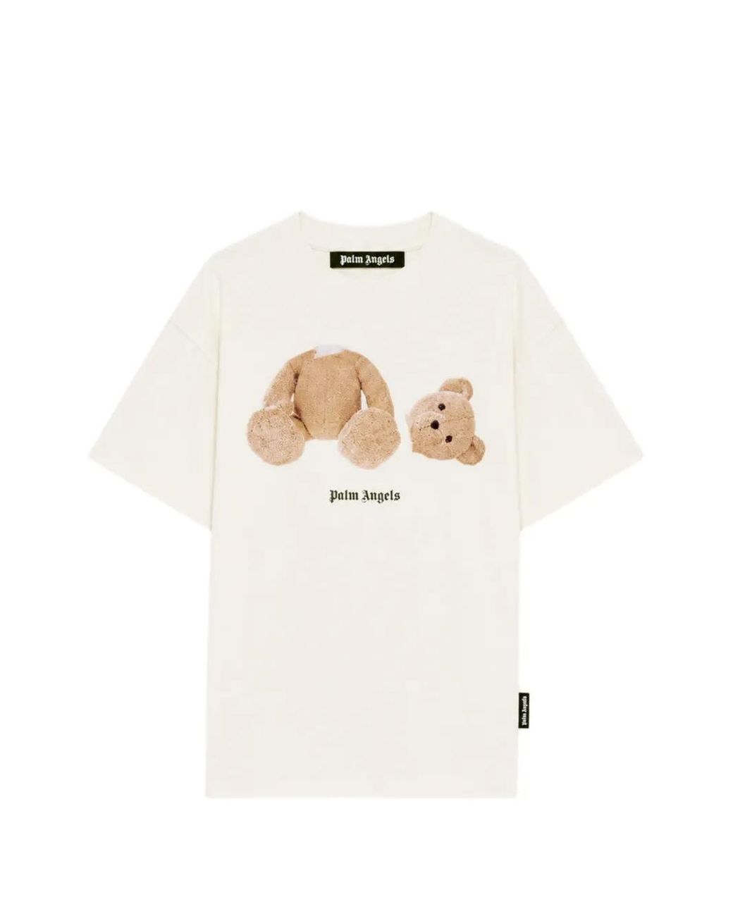Palm Angels White Bear T-Shirt for men