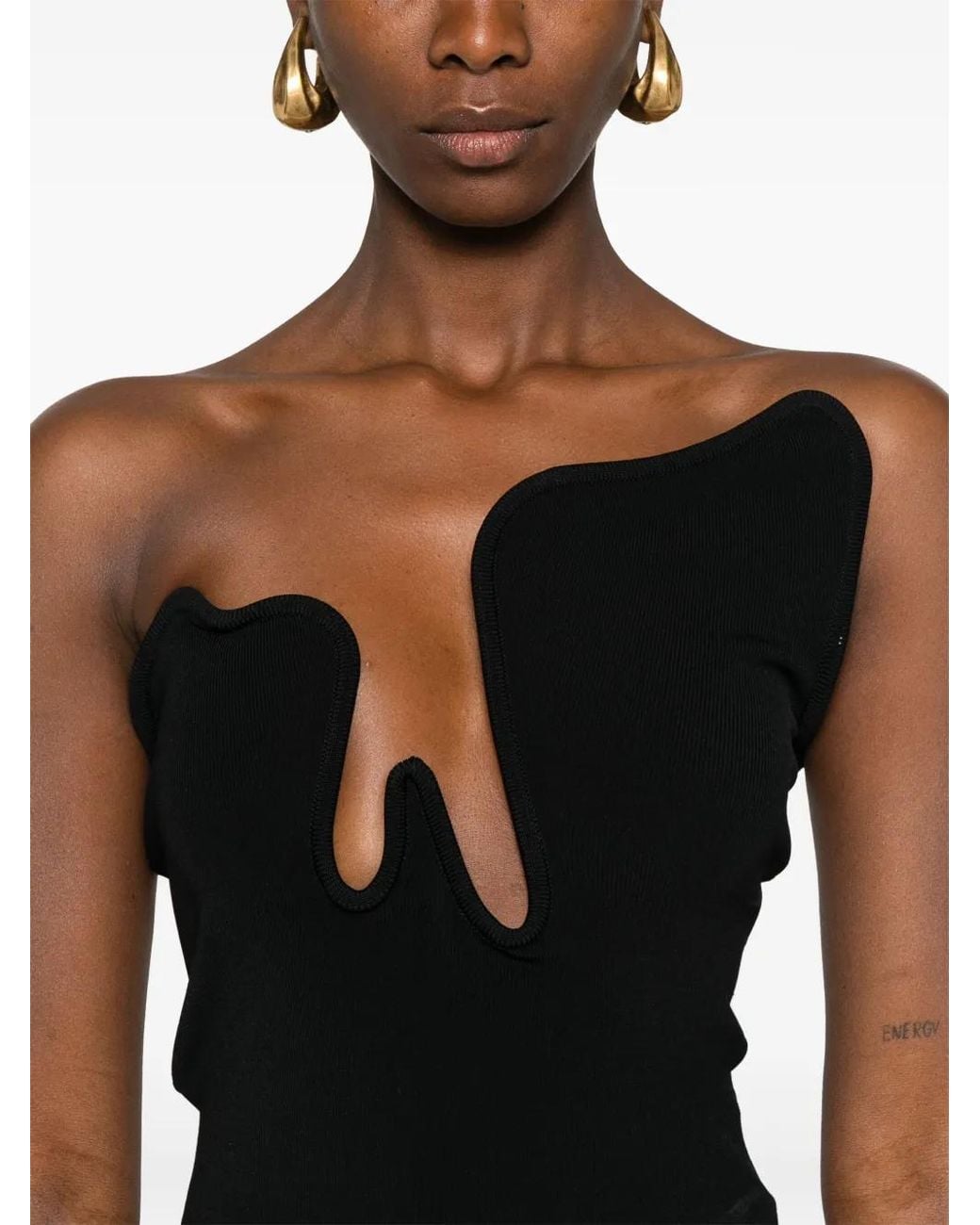 Christopher Esber Black Salacia Top