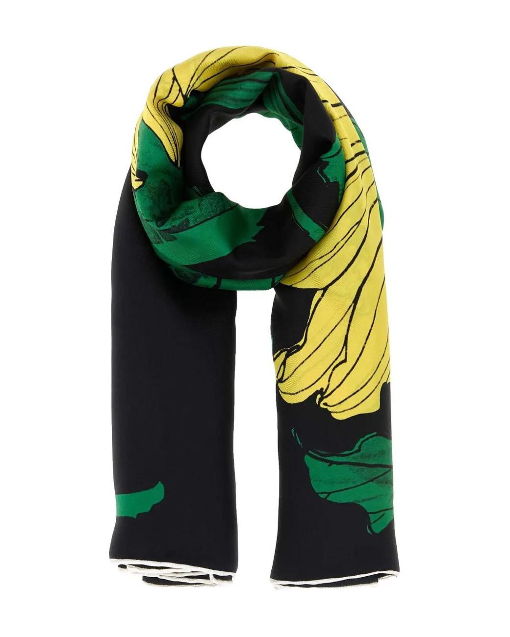 McQueen Green Sunflower Schal